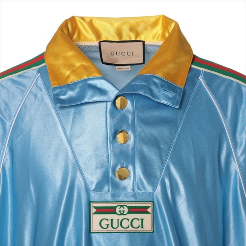 Gucci Polyester Blouson XL Men's Light Blue 653372 - Picture 4 of 13