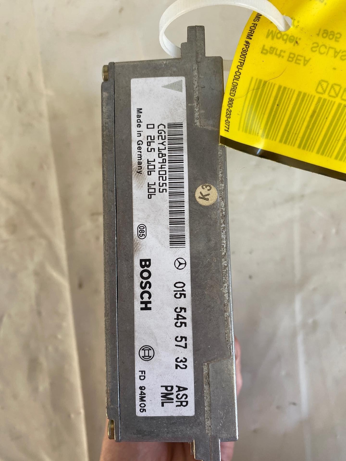1995 MERCEDES S-CLASS S500 Bosch ASR Control Module Unit PIN 0155455732 OEM