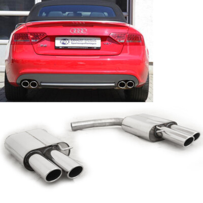FOX Sportauspuff Audi A4 B8 S5 8T Coupe inkl. S-Line 2.0l 3.0l 4.2l S5 je2x88x74