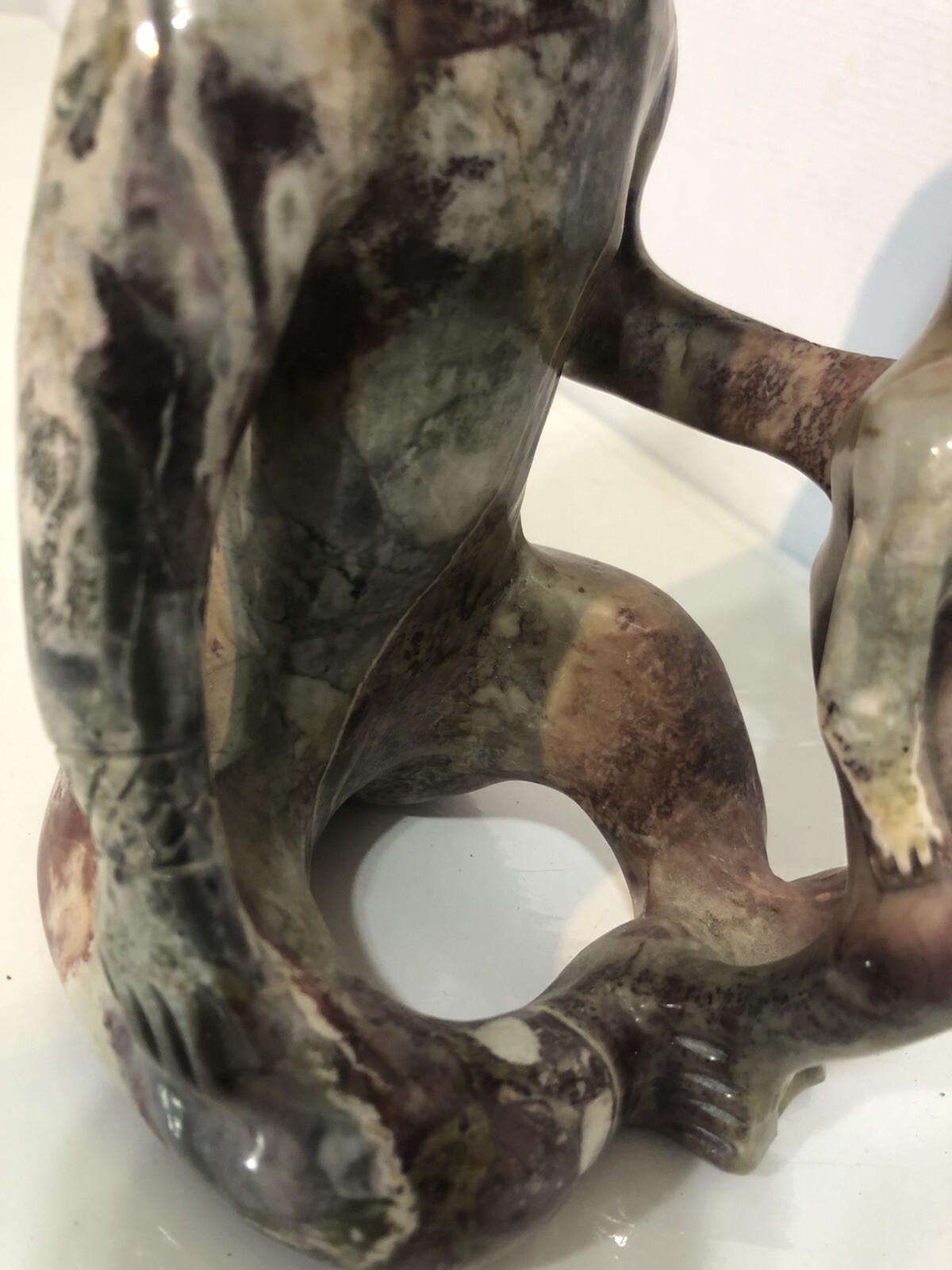 Vintage Mexican Marble Statue Man Holding a Woman 8" eBay