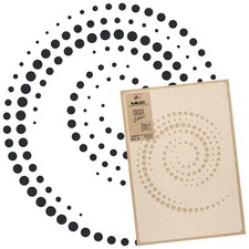 Reusable PLASTIC Wall STENCIL Template // 17.7"x25.6" or 25.6"x37.4" // SPIRAL