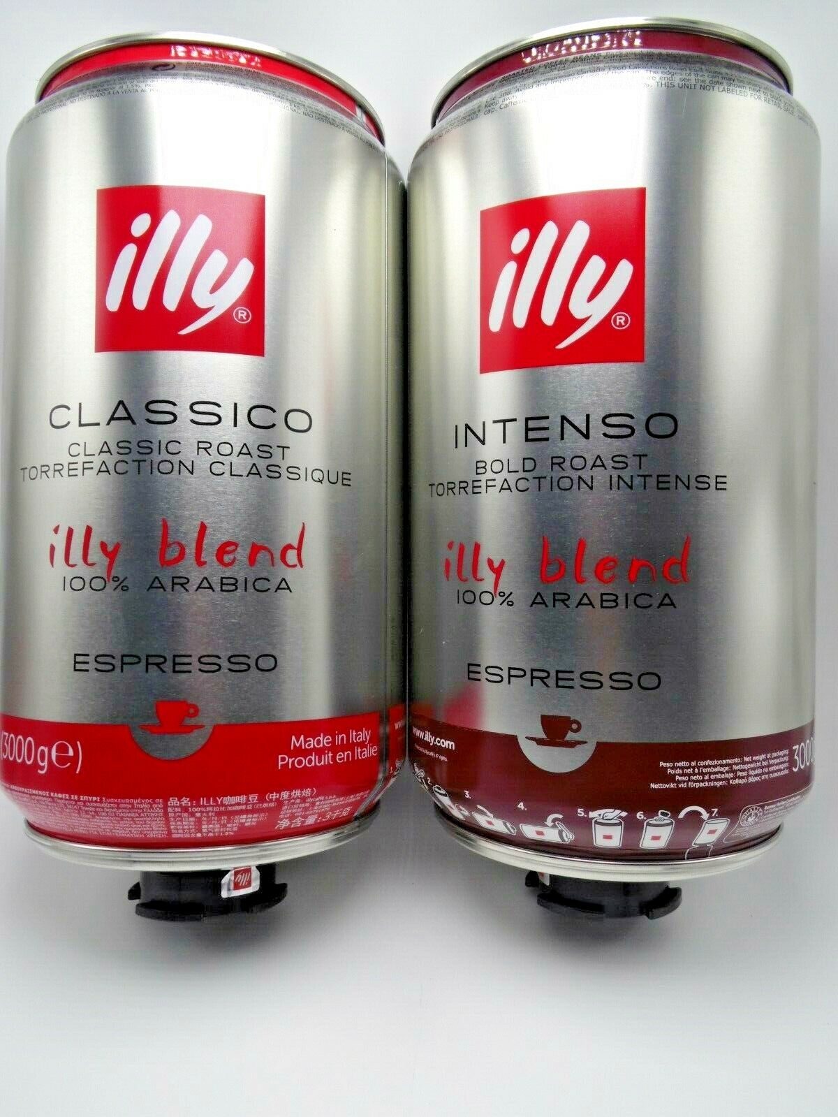 ILLY Challenge the lowest price ESPRESSO BEAN 6.6 Spring new work LBS 3Kg U PICK MED 2023+ or DARK Exp