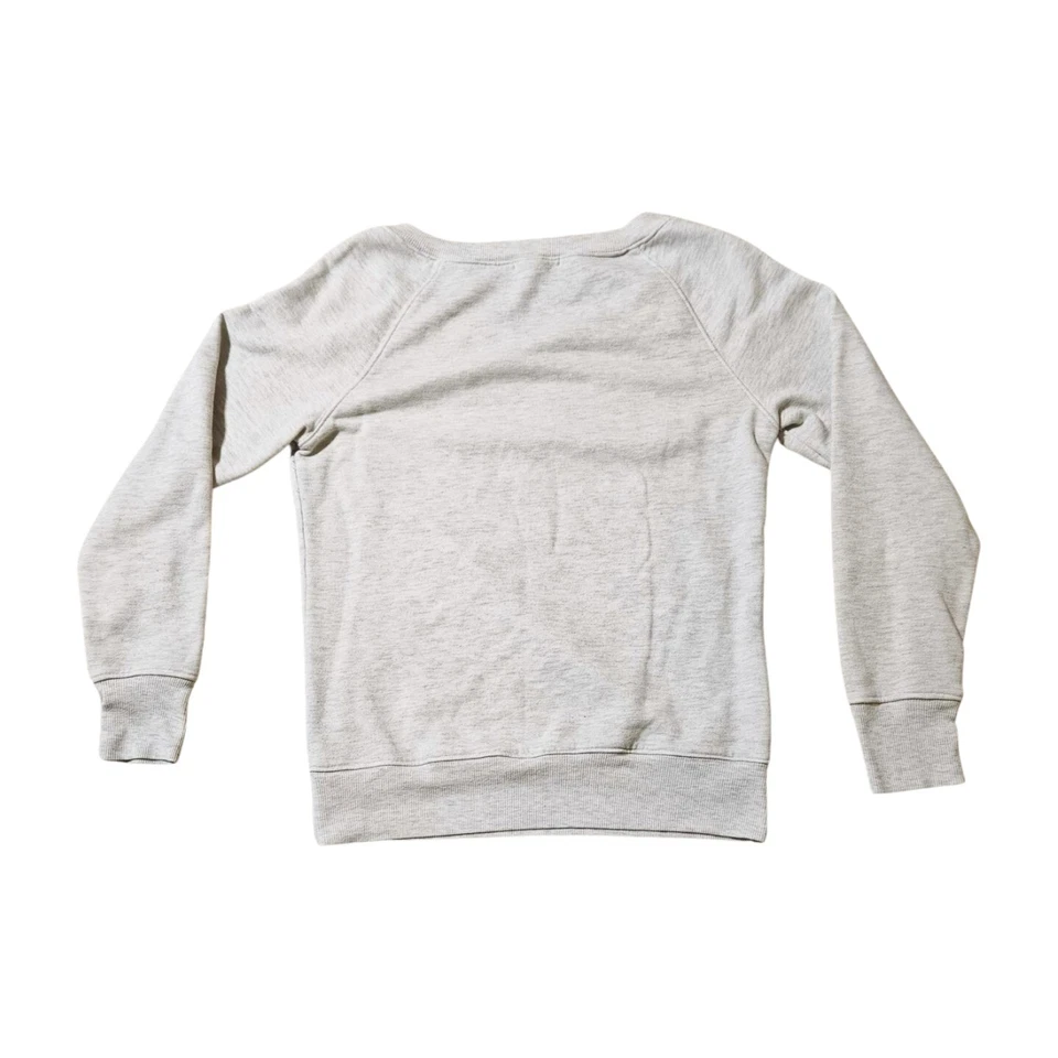 复古 Delia's 圆领花卉印花运动衫 90 年代 Y2K 波西米亚女式 M 码 — 第 3/4 张图片