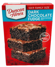Duncan Hines Dark Chocolate Fudge Brownie Mix 18.2 oz
