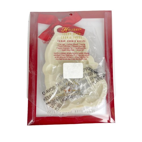 NEW Lenox Holiday Christmas Sugar Cookie Press Cutter Teddy Bear Ornament - Picture 2 of 3