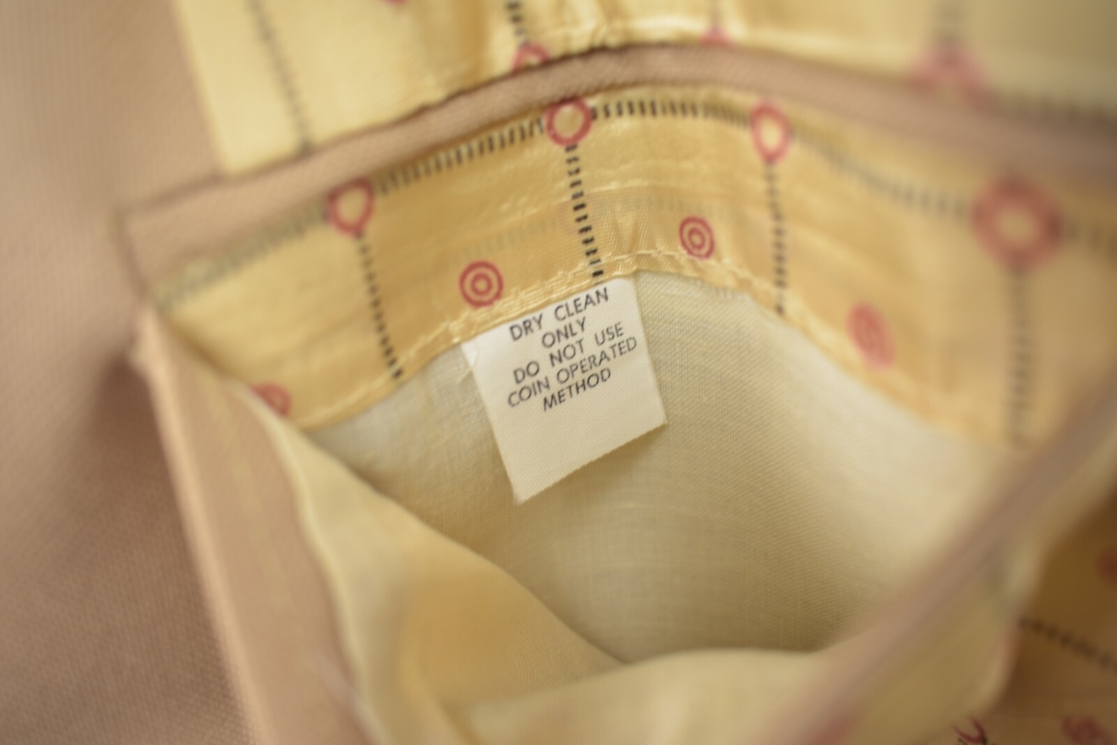 1970-80's Sears Solid Light Brown Polyester Two B… - image 7