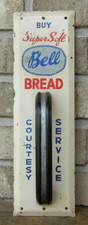 Super Rare Vintage Bell Bread Door Push / Pull Sign, Advanced Novelty Co.