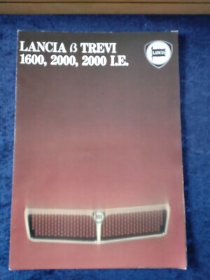 Lancia Beta Trevi 1600, 2000, 2000 i.e Prospekt 08.1987