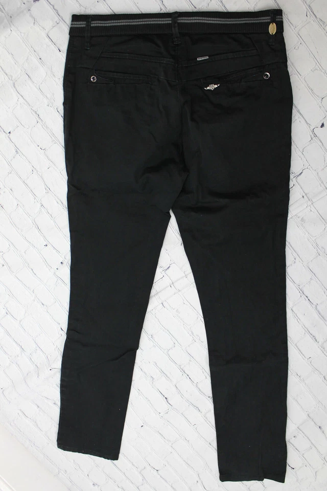 Pantalones rectos Urban District Alcott negros con cordón para hombre talla 31 Foto 2 de 4