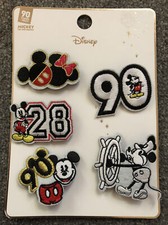 90 Years Of Magic Disney Original Mickey Mouse Embroidered Badges - Primark. New