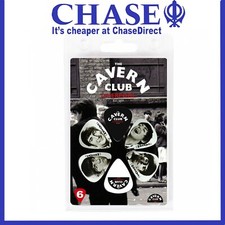 The Cavern Club Guitar Pick - Pack of 6 - Beatles Retro Premium Plectrums.CVP62-