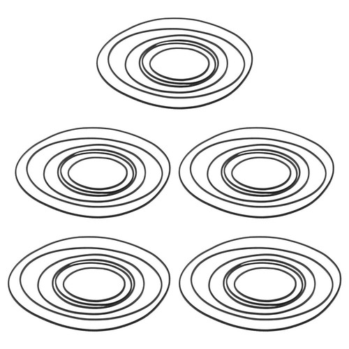 30 Pcs Belt Cassette Recorder Repair Replacement Rubber Belts - Picture 10 of 12