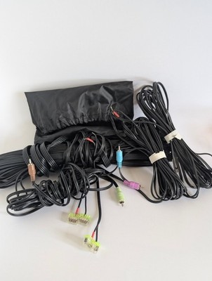Bose Lifestyle Acoustimass 5.1 Speaker Cable Wire Set Color Coded RCA Cords