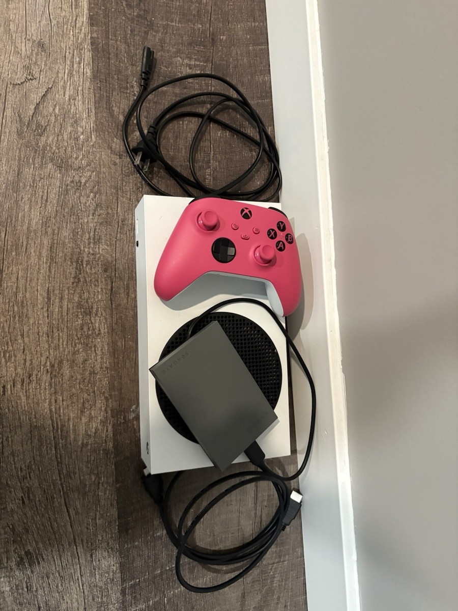 Microsoft Xbox Series S 512GB White With pink controller And 2TB