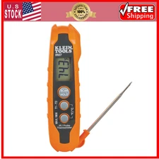 Klein Tools IR07 Dual IR & Probe Digital Thermometer Pocket Size LCD