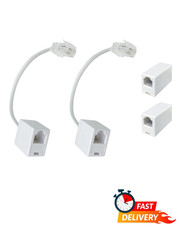 RJ45 RJ11 Network Adapter Kit 4Pack Ethernet Telephone Converter Coupler Set
