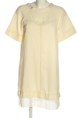 ZARA BASIC Blusenkleid Damen Kleid Gr. DE 38 creme Casual-Look