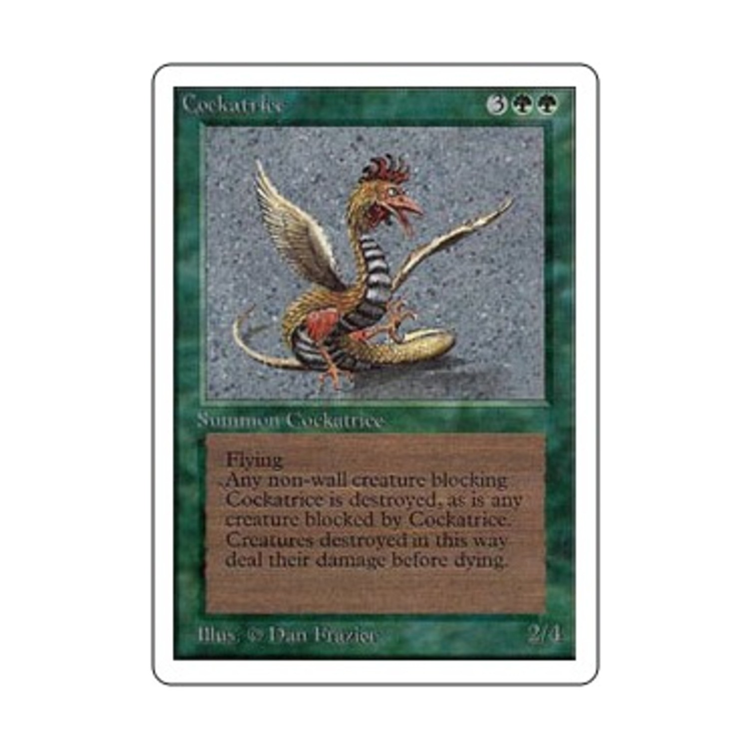 WOTC MtG Unlimited Cockatrice (R) Fair