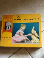 Vintage Kodak Brownie Starflash Camera Outfit With Original Box