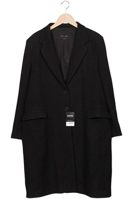 Massimo Dutti Mantel Damen Jacke Parka Gr. L Wolle Schwarz #117a68p