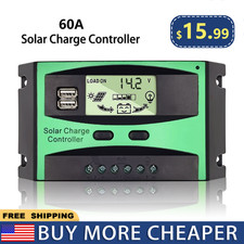 40A 60A Solar Charge Controller MPPT-Level 12...