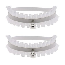 Women Girl Leg Garter Goth Leather Belt Punk Lace Elastic Thigh Adjustable