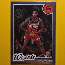 Topps 2025-26 Jamir Watkins Washington Wizards Rookie Basketball #80BK-86