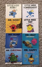 8x LITTLE MISS / Mr Men Books 