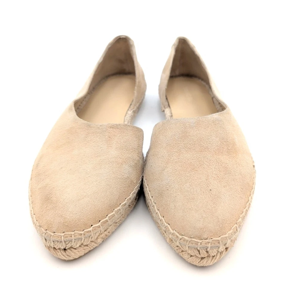Alpargata Vince Tita Plana Ballet Para Mujer Puntera Almendra Beige Talla US8.5 EU39 Foto 2 de 4