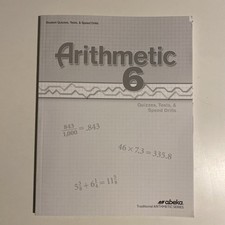 Abeka Arithmetic 6 Student Quizzes, Test & Sp...