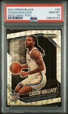 2024 Panini Prizm Black Cason Wallace Gold Vinyl Fotl #20