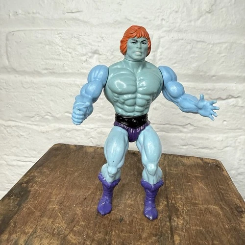 1981 He-Man MOTU Faker Figure Vintage Masters of the Universe - He-Band Replaced