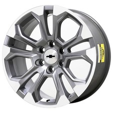 20 Chevrolet Silverado 1500 Wheel Rim Factory Oem 14090 2022-2025 Machined Grey