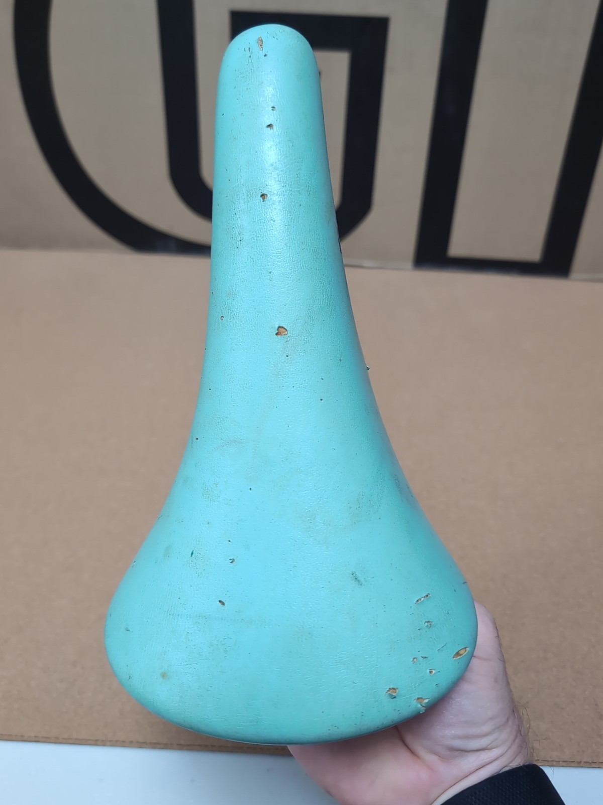 Vintage Selle Italia Bianchi Bike Saddle Rare Celeste Color