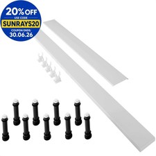 Image of Mira Flight Low 'Easy Plumb' Shower Tray Riser Kit 900mm White 1.1697.030.WH