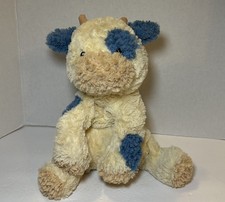 GUND Cozys Cow Cream/Blue Spots 11" Plush Stuffed Animal Toy 6064472 RARE Vtg