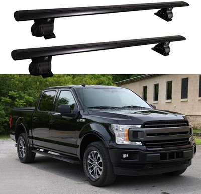 2PCS Cross Bar Crossbar Fit  Ford F150 2015-2020  No Need Roof Rail Luggage rack