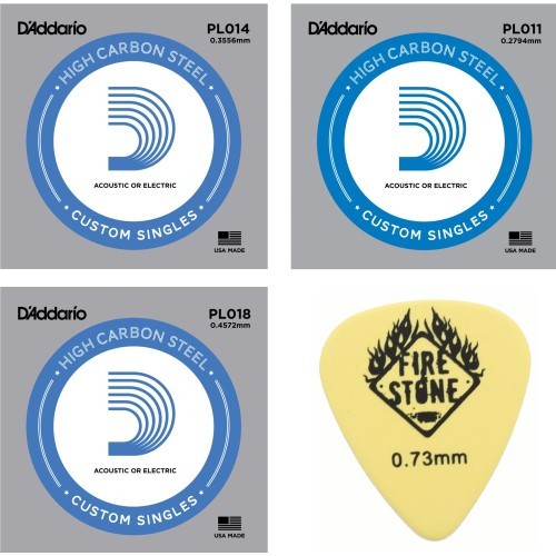 Ersatzsaiten f Loog Pro Electric 3-String inkl Plektrum Neu 2090₽