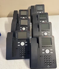 LOT OF 7 Avaya J169 VoIP Office Phone with Base and Handsets 700513634