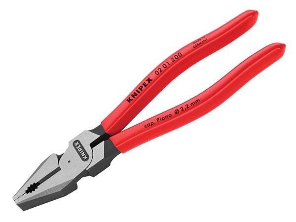 Knipex Hochleistungs-Kombizange Mit Pvc-Griff 200Mm (8In) KPX0201200-image