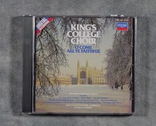 King's College Choir "Oh Come All Ye Faithful" CD - Near Mint & Free Shipping!