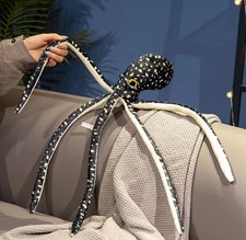 Black Octopus Squid Plush Toy Stuffed Animal Toddler Doll Gift for Kids