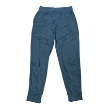 Lole Pants Mens Small Gray Joggers Stretch Tapered Lounge Drawstring Athletic