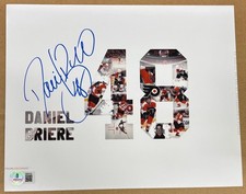Daniel Briere Autographed PHILADELPHIA FLYERS 8x10 Photo Beckett COA