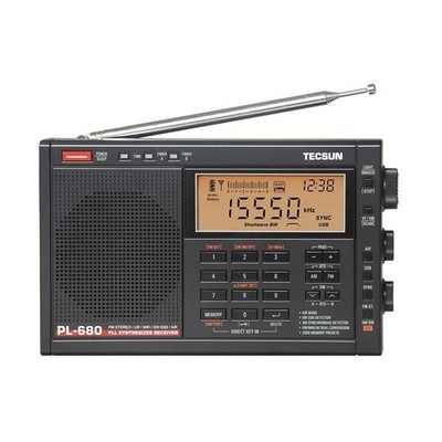EnergyPower High-End Shortwave Radio TECSUN PL-680 SSB, Air Band, Synchronous JP