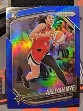 2025 Panini Prizm WNBA #15 Aaliyah Nye Blue Prizm Rookie /199