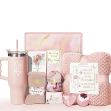 Luxury Self Care Gift Basket Women Relaxation Spa Birthday Gifts Set 10 PCS New