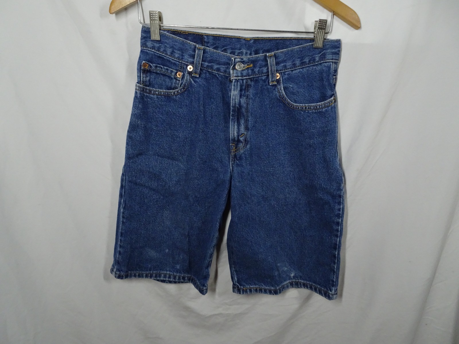 Vintage Y2K Levi's Youth Boys Loose Straight Jean Shorts Size 14 Regular