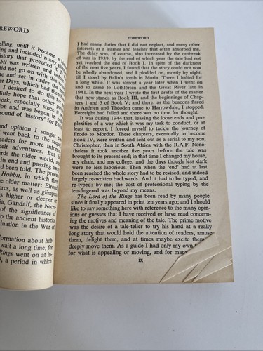 J R R Tolkien Fellowship & The Two Towers Herr der Ringe Bände (1971) PB - Bild 11 von 13