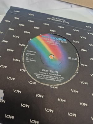 JIMMY BUFFETT - CHANSON POUR LES PETITS ENFANTS VINYL 45.  EXCELLENT. ebay uk